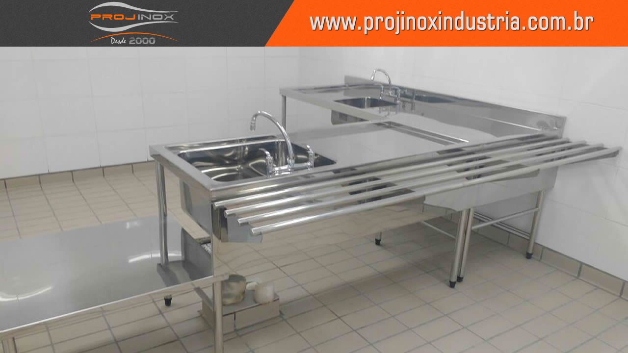 Bancada de Aço Inoxidável