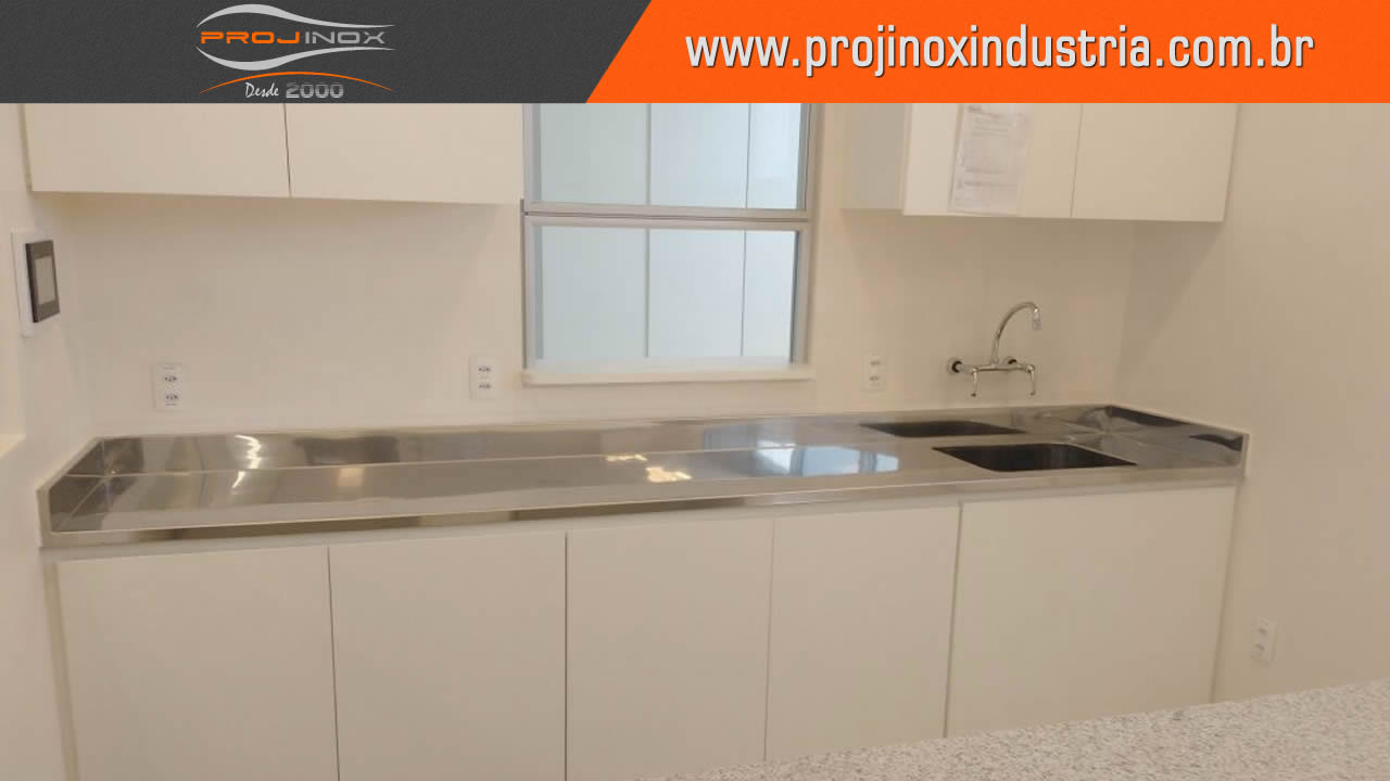 Bancada de Inox para Cozinha