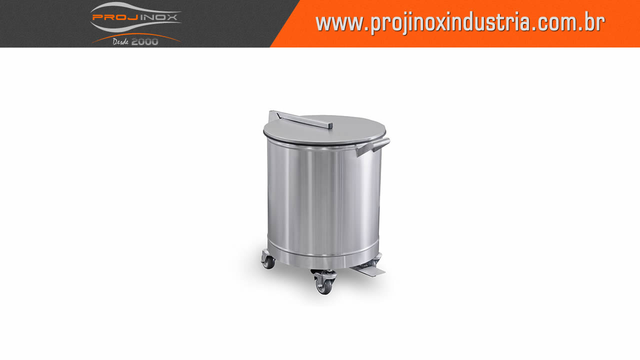 Carro para Detritos em Aço Inox