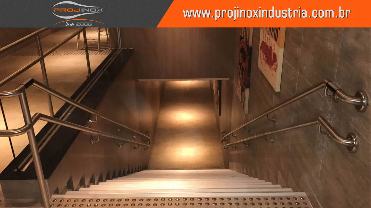 Corrimão Inox Conforme Norma ABNT