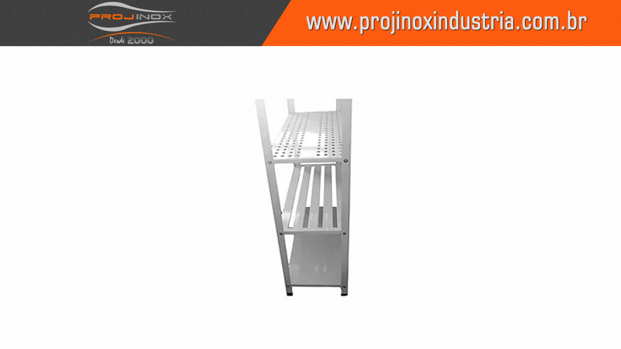 Estante Inox Gradeada