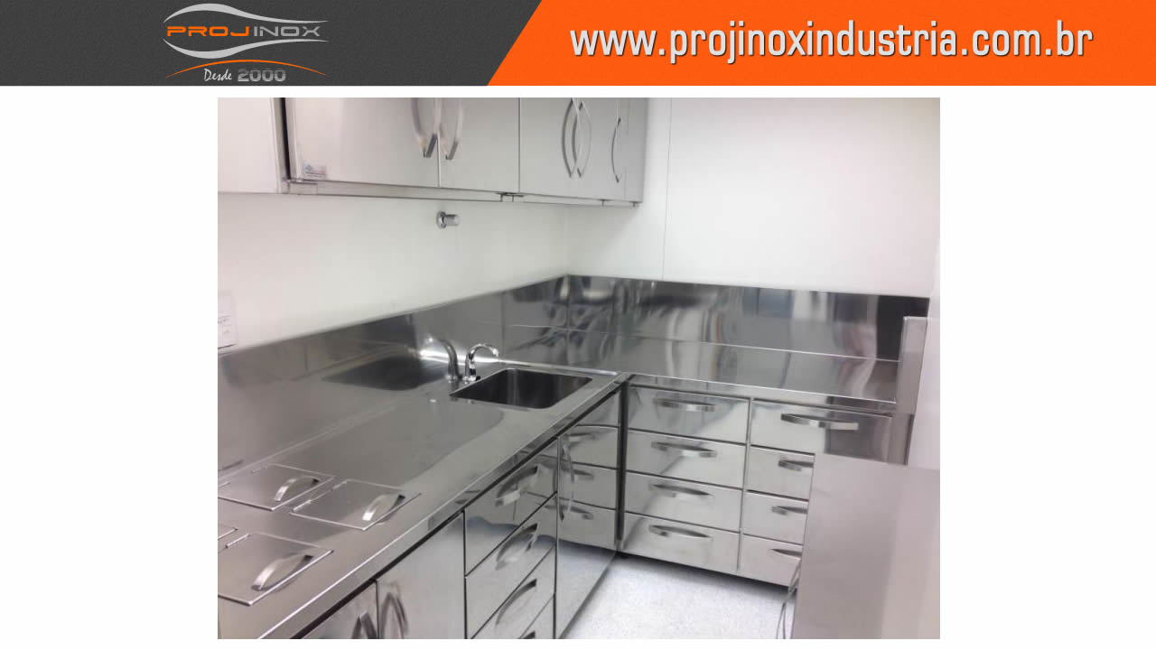 Gabinete em Aço Inox