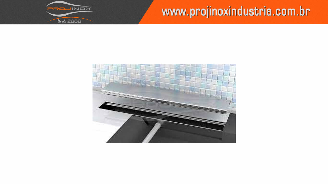 Grelha Seca Piso Inox