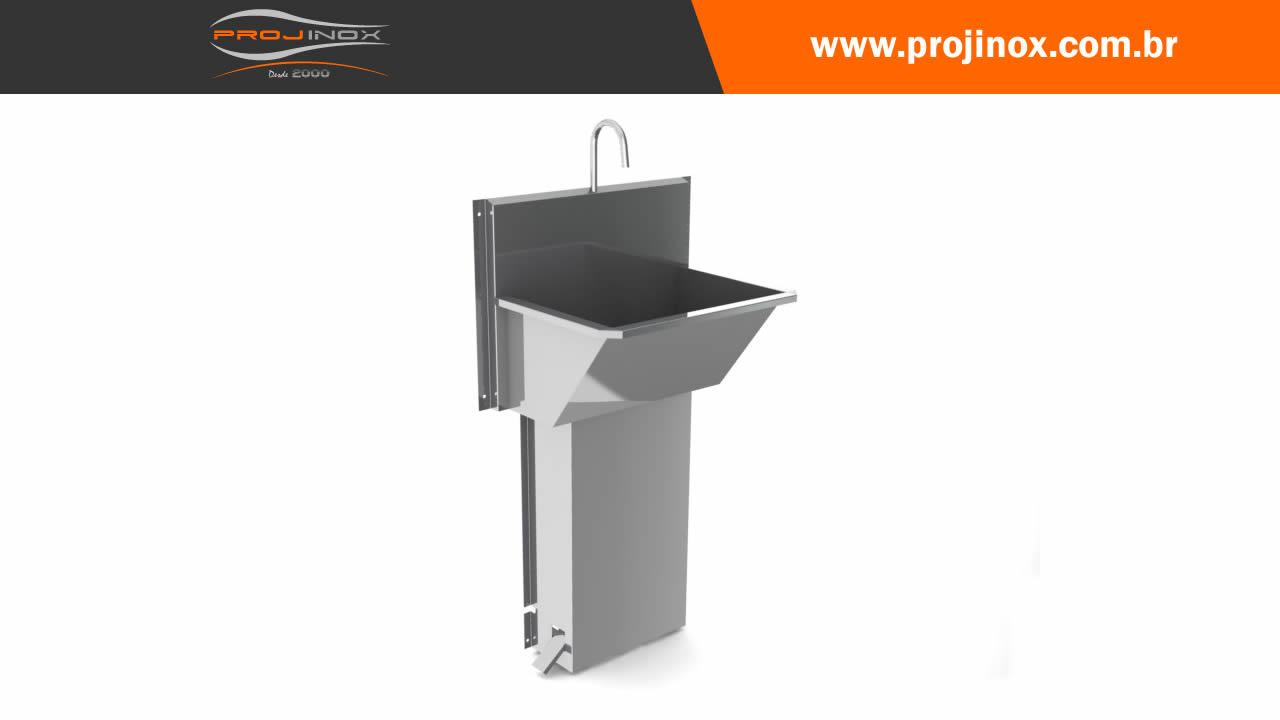 Lavatório em Aço Inox