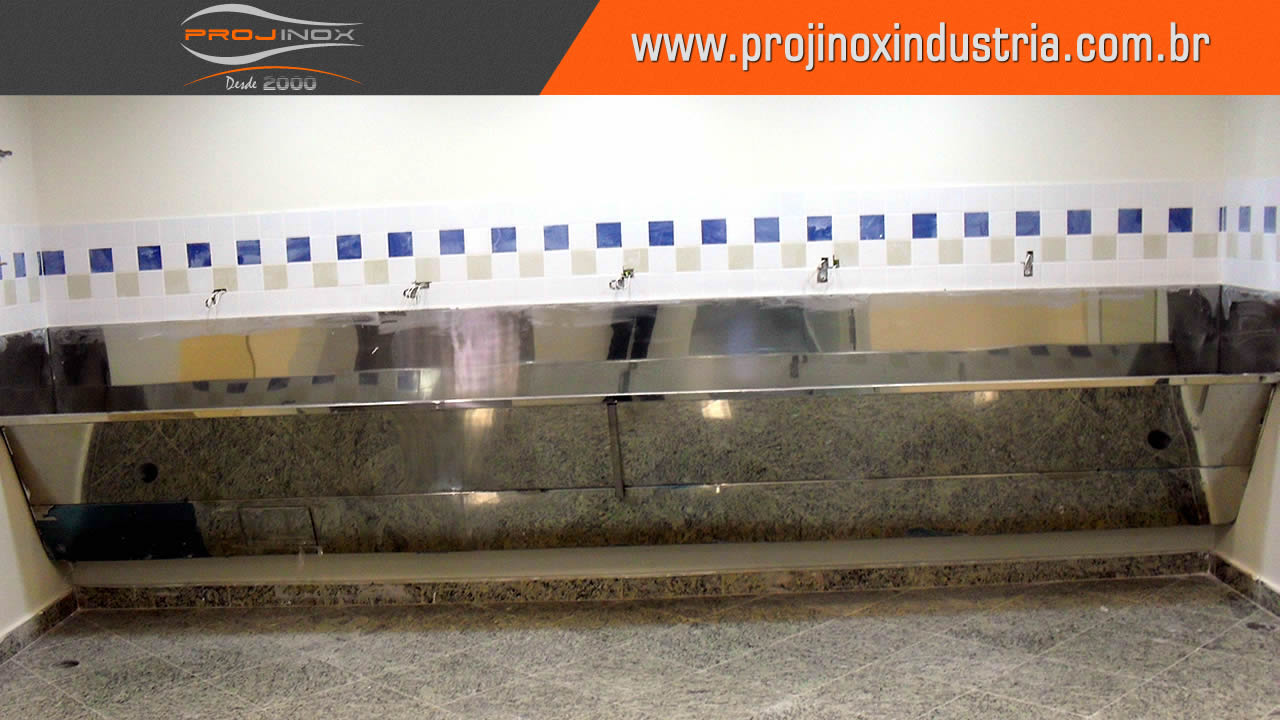 Lavatório Padrão em Aço Inox